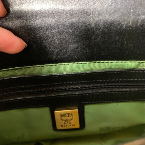 Vintage Womens MCM Quilted Purse Small Gold Hardware EUC! - Picture 8 of 9